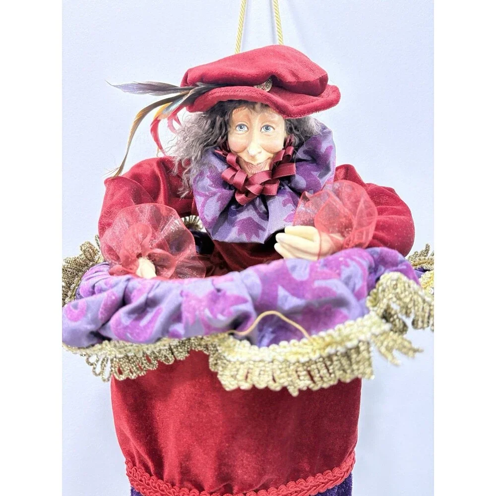 Katherine’s Collection Enchantress Wall Pocket 30” Hanging Decor Rare Jester Dol